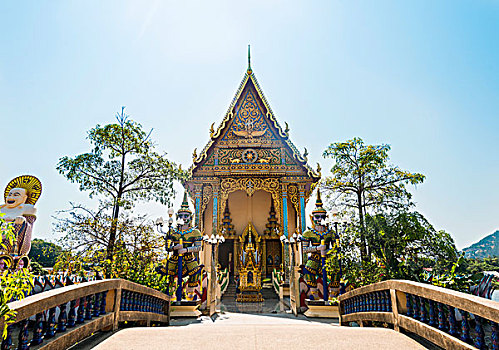 寺院,庙宇,禁止,苏梅岛,泰国,亚洲