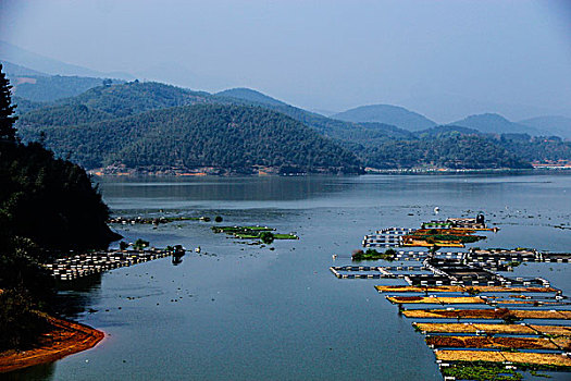 闽江养殖,山川,秀美山水