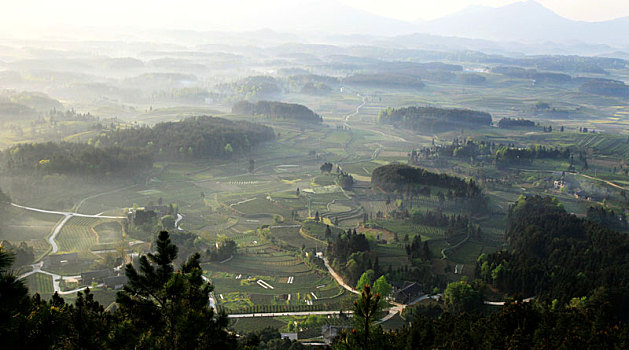 贵州凤冈茶海之心景区