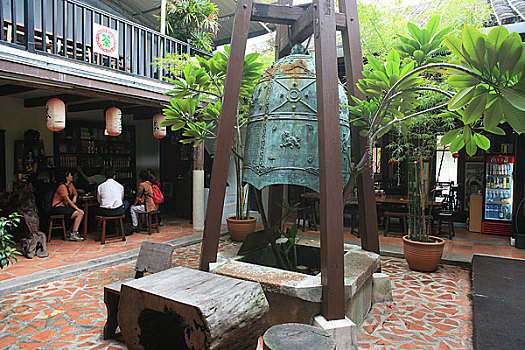 马来西亚,马六甲城是马来西亚最古老的历史名城,这是城里的郑和茶馆