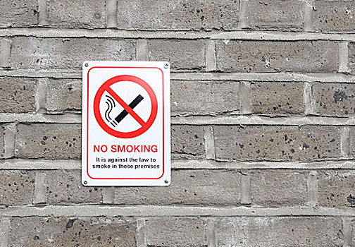 禁止吸烟标志,墙壁