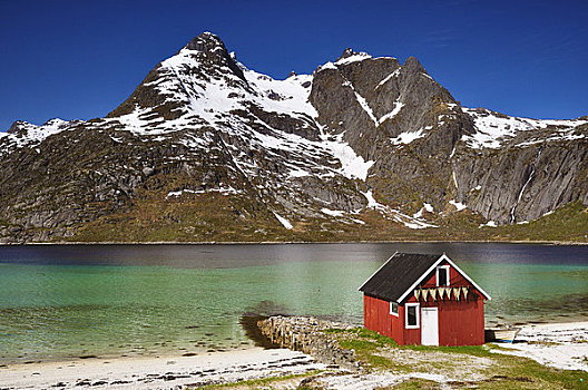 景色,罗弗敦群岛,挪威