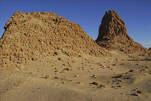 金字塔,苏丹,非洲