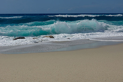 海浪,海滩