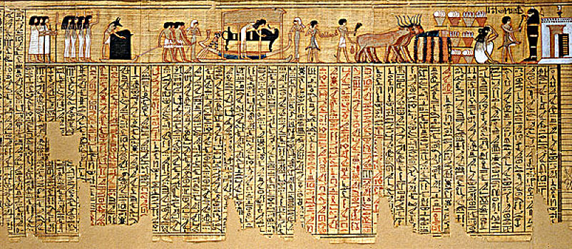 特写,书本,死,古埃及,第十八王朝