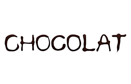 书写,融化,巧克力