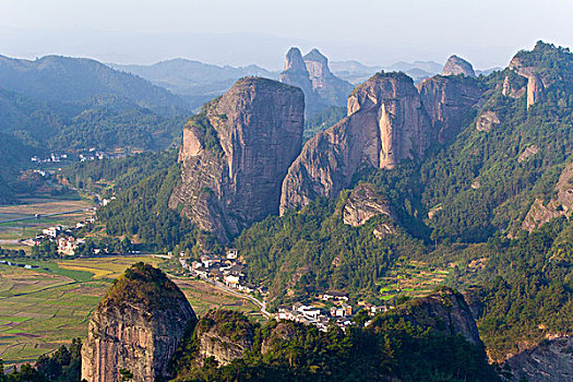 湖南新宁县,中国丹霞,崀山,辣椒峰