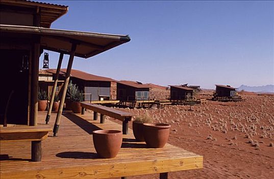 红色,沙,纳米布沙漠,阳台,沙丘,住宿,露营,索苏维来地区,纳米比亚