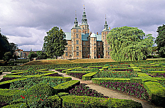 丹麦,哥本哈根,城堡,花园