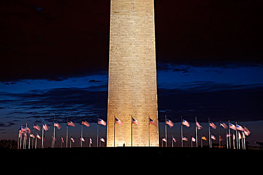 早晨,华盛顿纪念碑,华盛顿特区,美国