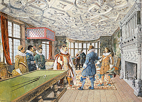 大厅,早,17世纪,艺术家
