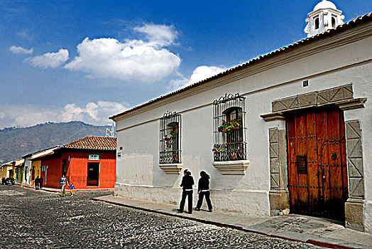 危地马拉,安提瓜岛,街景