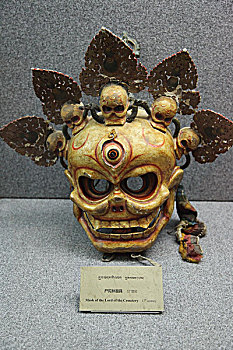 西藏博物馆藏戏面具
