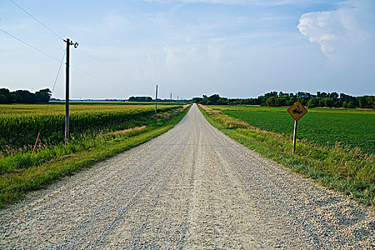 碎石路,爱荷华,美国