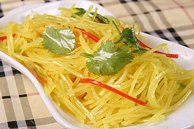 炝土豆丝图片