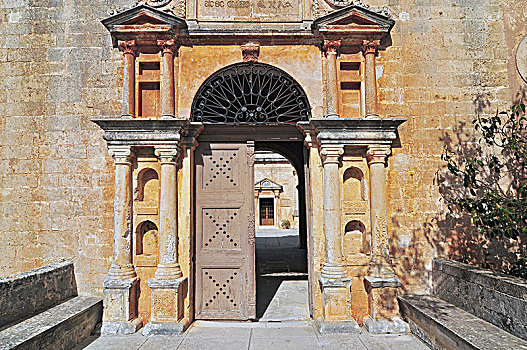 入口,寺院,半岛,西部,克里特岛,希腊
