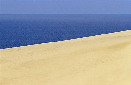 沙丘,蓝色,海洋,哥斯达黎加,撒丁岛,意大利