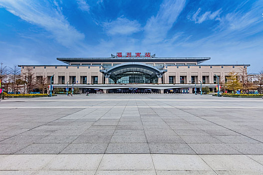 福建省福州市高铁南站建筑环境景观