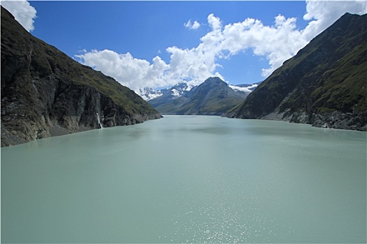 大,坝,风景,湖,瑞士