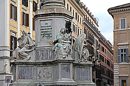 意大利罗马的西班牙广场