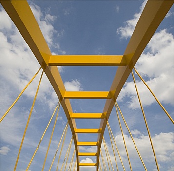 黄色,桥