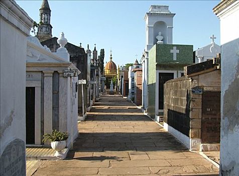 道路,陵墓,著名,天主教,墓地,亚松森,巴拉圭