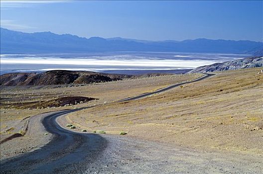 公路,环绕,死谷,死亡谷国家公园,加利福尼亚,美国,北美