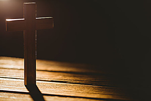 耶稣十字架,象征,木桌子