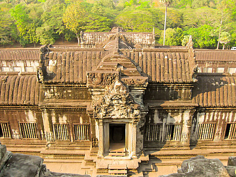 吴哥窟,庙宇,收获,柬埔寨