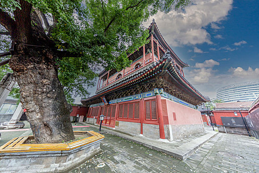 北京东城区智化寺,如来殿,万佛阁与银河soho