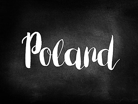 波兰,书写,黑板
