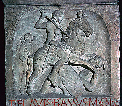 罗马,浮雕,骑兵军官,骑,5世纪,艺术家,未知
