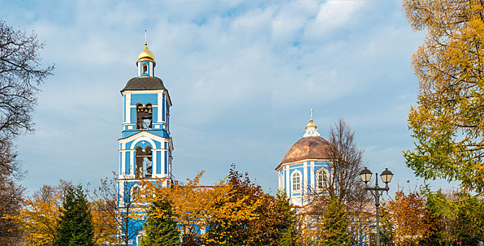 莫斯科察里津诺庄园教堂