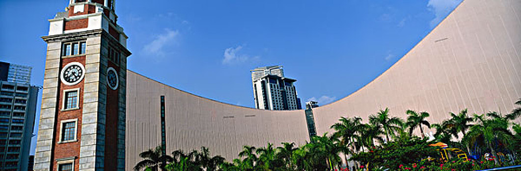 文化,中心,钟楼,九龙,香港