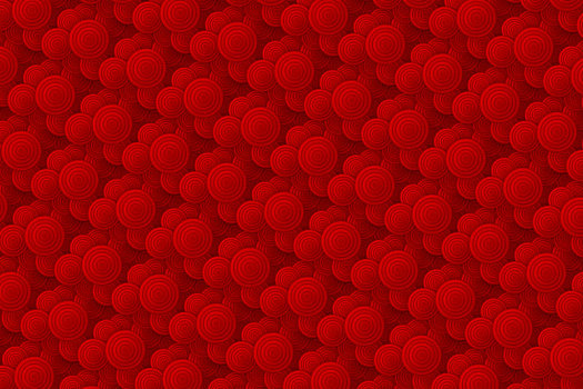 由红色圆圈组成水波荡漾抽象纹理背景
