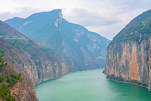 重庆市奉节县白帝城风景区,三峡夔门旅行风光图片