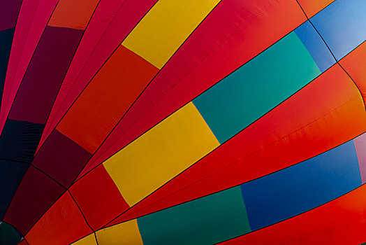 热气球,特写,魁北克,加拿大,北美
