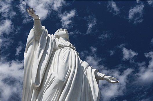 雕塑,圣母玛利亚,洁净,概念