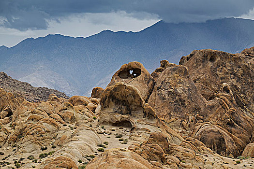 岩石构造,阿拉巴马山丘,内华达山脉,背景,东方,加利福尼亚,美国