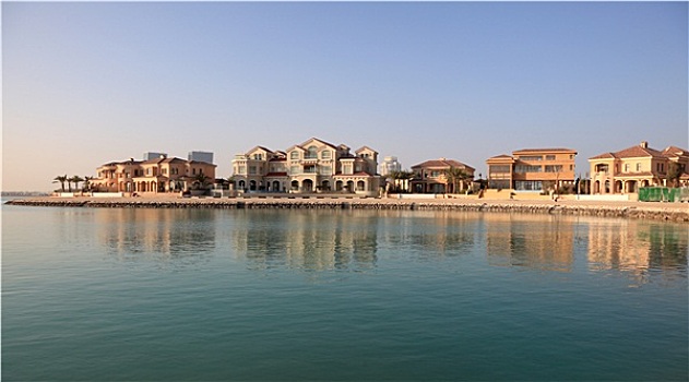 水边,建筑,珍珠,多哈,卡塔尔,中东