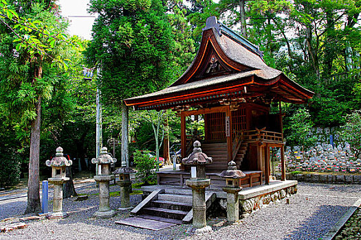 世界文化遗产－－日本清水寺内的镇守堂