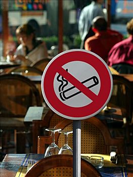 禁止吸烟标志,餐馆