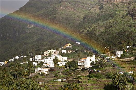 彩虹,大帝谷,加纳利群岛