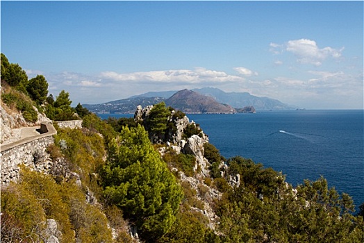 徒步旅行,卡普里岛,南海岸