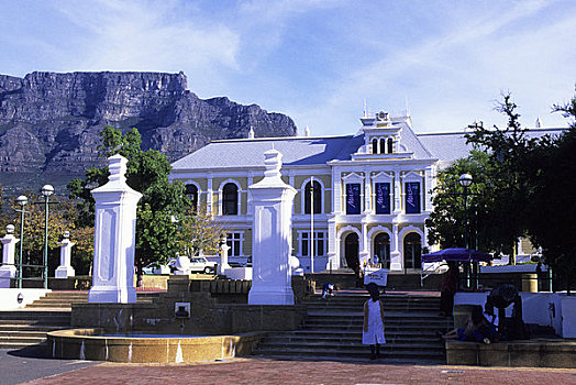 南非,开普敦,博物馆,桌山,背景