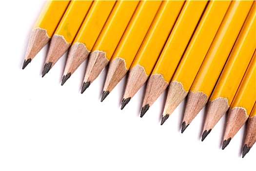 黄色,铅笔
