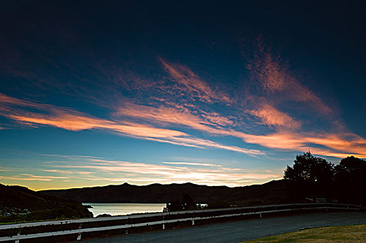 燃烧,夜空,日落