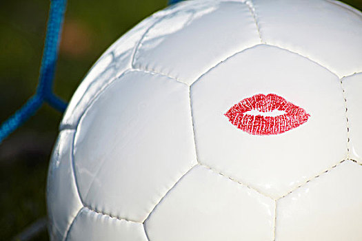 足球,嘴唇