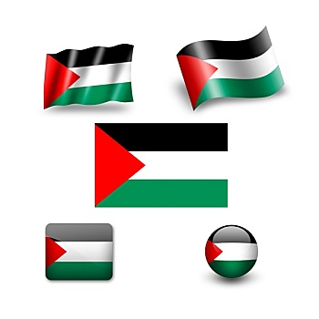 巴勒斯坦,旗帜,象征