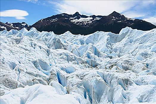 冰河,正面,山,大,南方,巴塔戈尼亚,冰原,巴塔哥尼亚,阿根廷
